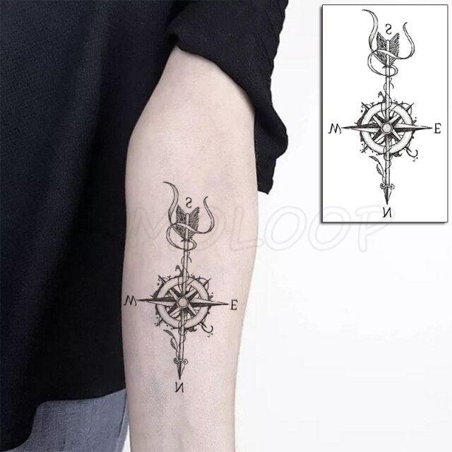 Luxury Womens Different Temporary Waterproof Tattoo Sticker Feather Dandelion Tattoos For Makeup Party