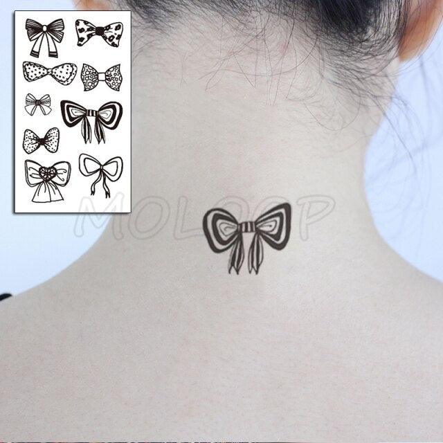Luxury Womens Different Temporary Waterproof Tattoo Sticker Feather Dandelion Tattoos For Makeup Party