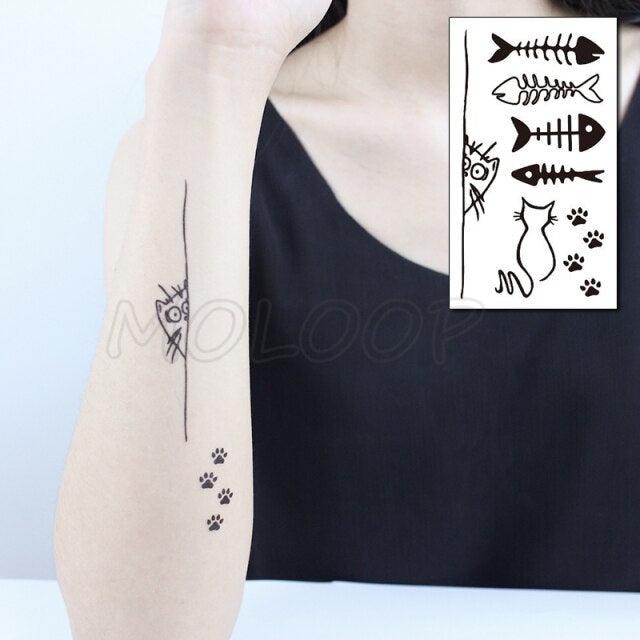 Luxury Womens Different Temporary Waterproof Tattoo Sticker Feather Dandelion Tattoos For Makeup Party