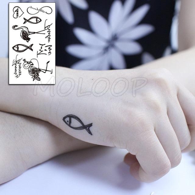 Luxury Womens Different Temporary Waterproof Tattoo Sticker Feather Dandelion Tattoos For Makeup Party