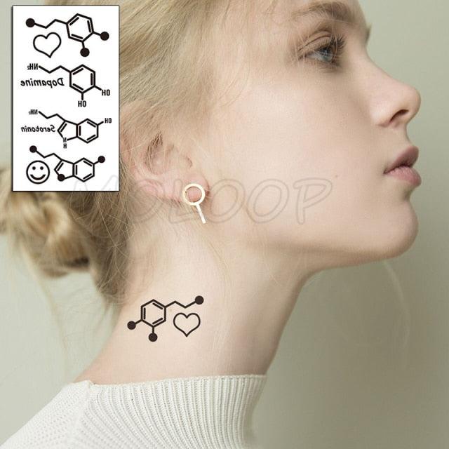 Luxury Womens Different Temporary Waterproof Tattoo Sticker Feather Dandelion Tattoos For Makeup Party