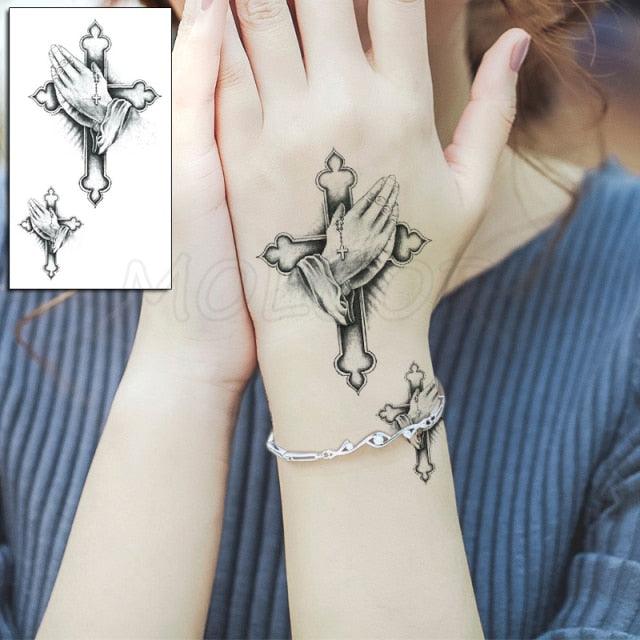 Luxury Womens Different Temporary Waterproof Tattoo Sticker Feather Dandelion Tattoos For Makeup Party