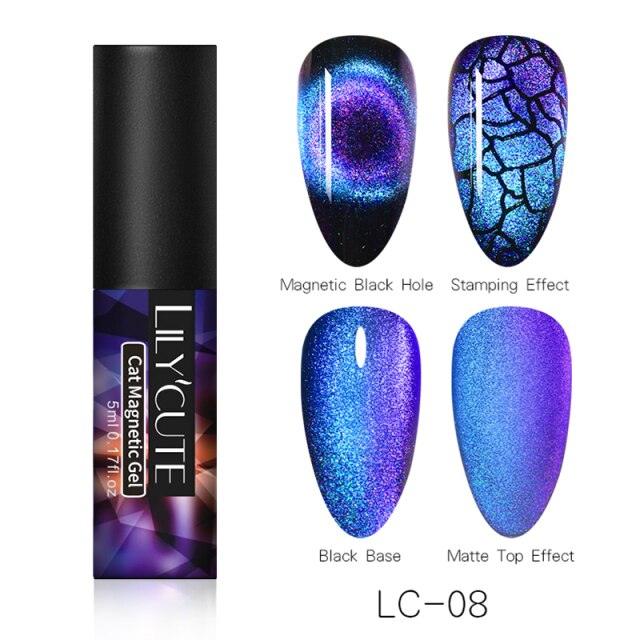 Magnetic Nail Gel Polish UV LED Popular Colorful New Fashion Charming Effect Luxury Drawing Design For Women and Girls