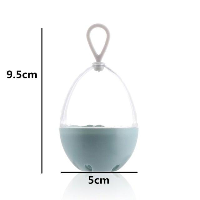 Makeup Sponge Case Capsule Shaped Box Container Makeup Drying Holder Easy Sponge Display Storage Cosmetic Puff Holder Egg Shape Box