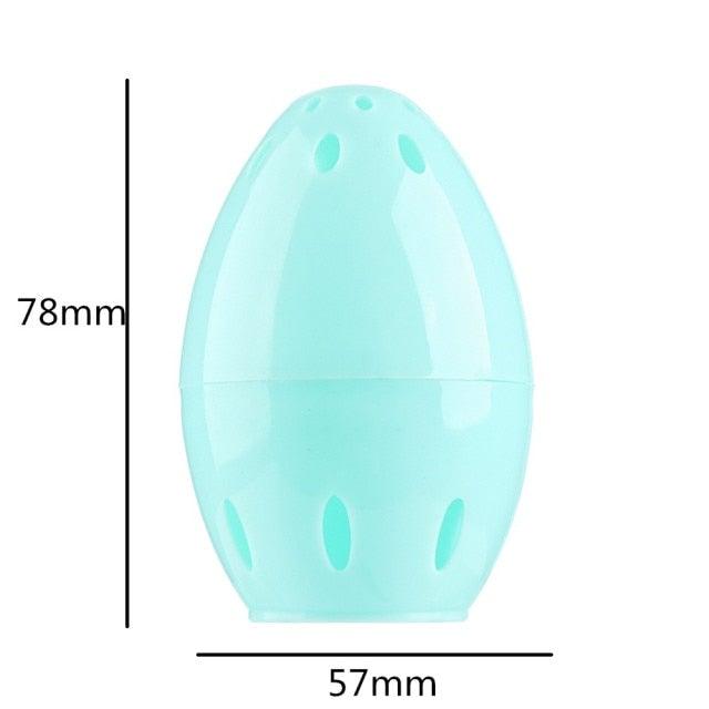 Makeup Sponge Case Capsule Shaped Box Container Makeup Drying Holder Easy Sponge Display Storage Cosmetic Puff Holder Egg Shape Box