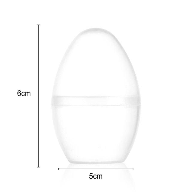 Makeup Sponge Case Capsule Shaped Box Container Makeup Drying Holder Easy Sponge Display Storage Cosmetic Puff Holder Egg Shape Box