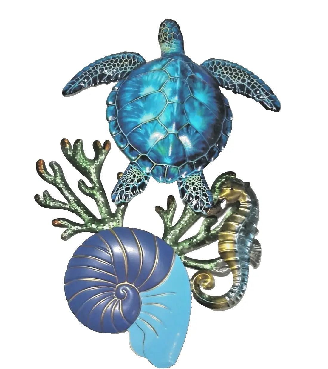 Metal Blue Multiple Colors Sea Turtle Scene Visit Our Store ufmllc.online