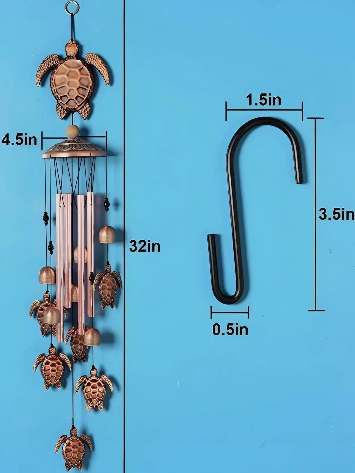 Metal Turtle Wind Chime. Visit Our Store ufmllc.online