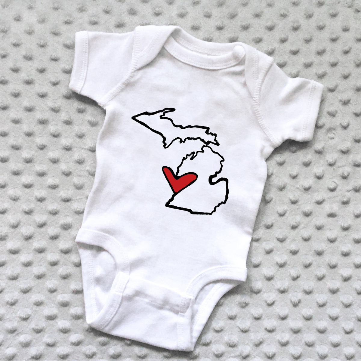 State Love Baby Onesie - NEWBORN