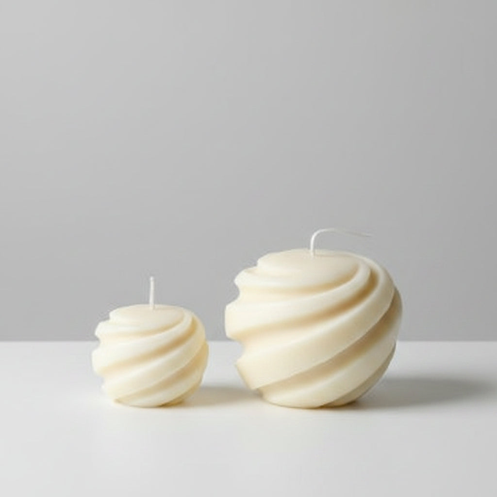 Swirl Candle | Minimalist Creation