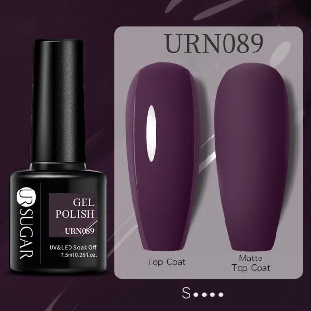 Modern Luxury Autumn Winter Womens Gel Polish Glossy Matte Diamond Effect Long Lasting Nail Art Sequins Design