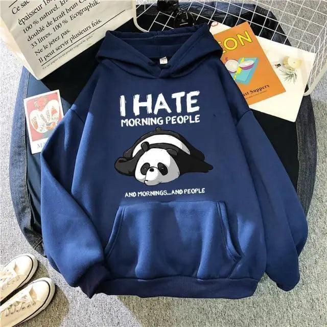 Modern Print New Women's Sweatshirt Warm Vintage Pullover For Woman Fashion Round Neck Hoodie Female Casual Loose Round Neck Cute Print Fashion Long-Sleeved Sweatshirt Pullover Hoodie