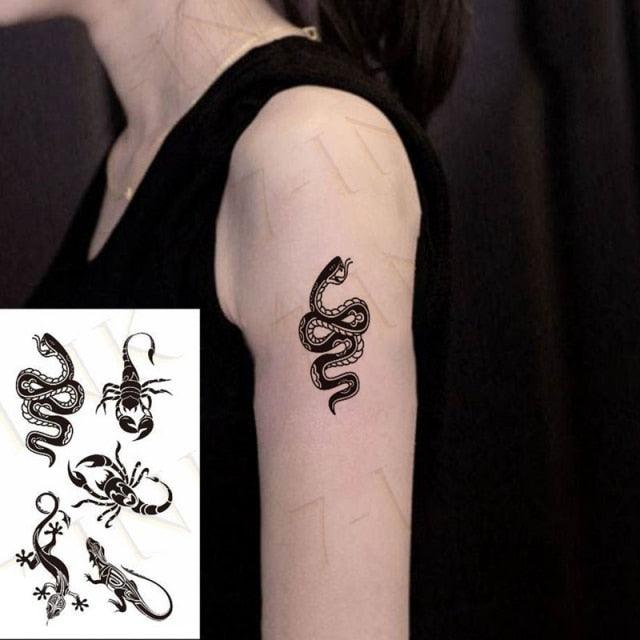 Modern Small Tattoo Sun Moon Heart Waterproof Temporary Tattoos High Quality Design For Womens