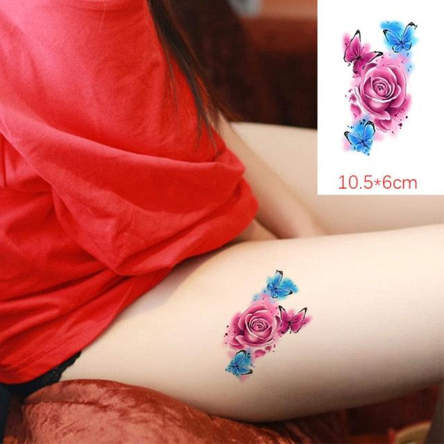 Modern Small Tattoo Sun Moon Heart Waterproof Temporary Tattoos High Quality Design For Womens