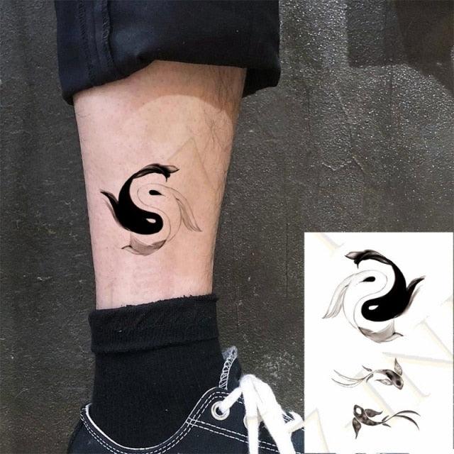 Modern Small Tattoo Sun Moon Heart Waterproof Temporary Tattoos High Quality Design For Womens