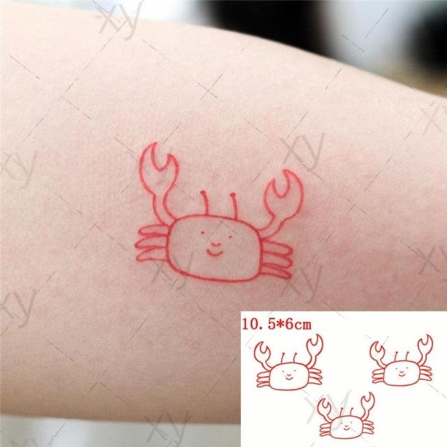 Modern Small Tattoo Sun Moon Heart Waterproof Temporary Tattoos High Quality Design For Womens