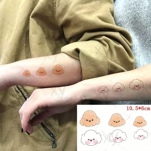 Modern Small Tattoo Sun Moon Heart Waterproof Temporary Tattoos High Quality Design For Womens
