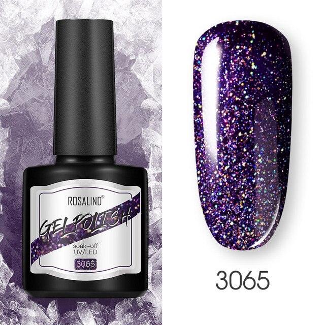 Modern Womens Glossy Colorful 8ml Nail Gel Polish Permanent UV LED  High Quality Crystal Effect Design