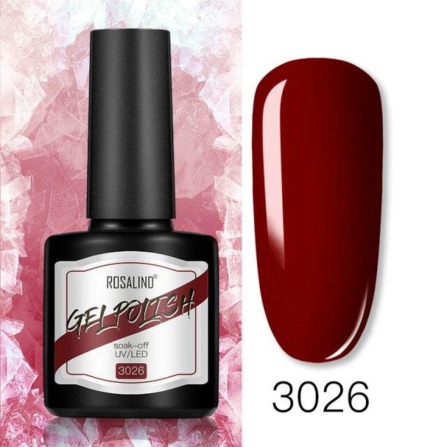 Modern Womens Glossy Colorful 8ml Nail Gel Polish Permanent UV LED  High Quality Crystal Effect Design