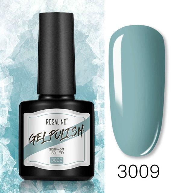 Modern Womens Glossy Colorful 8ml Nail Gel Polish Permanent UV LED  High Quality Crystal Effect Design