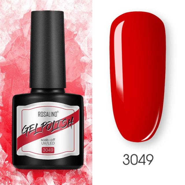 Modern Womens Glossy Colorful 8ml Nail Gel Polish Permanent UV LED  High Quality Crystal Effect Design