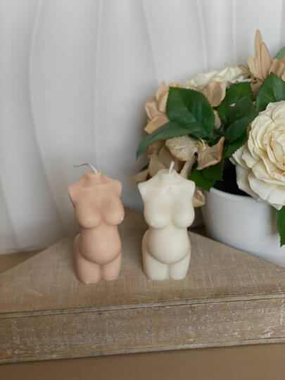 Mom-to-Be Candle |  Body Sculpture Art