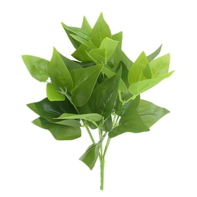New Artificial Shrubs Boston Fern Grass Fake Green Bushes Indoor Outdoor UV Resistant Indoor Outside For Home Garden Porch Window Décor