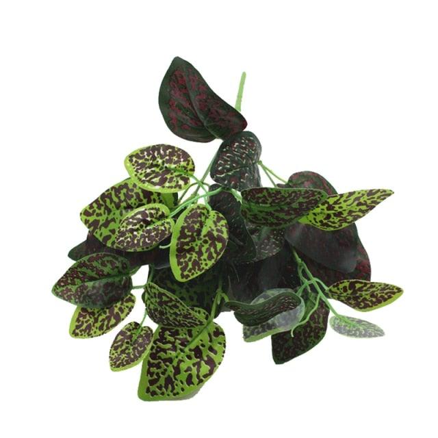 New Artificial Shrubs Boston Fern Grass Fake Green Bushes Indoor Outdoor UV Resistant Indoor Outside For Home Garden Porch Window Décor