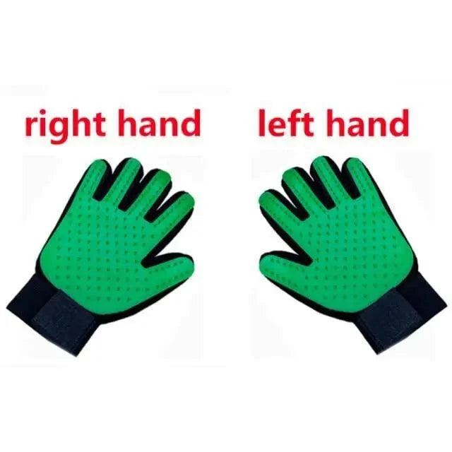 New Efficient Pet Grooming Cleaning Gentle Brush Gloves Pet Hair Remover Gloves