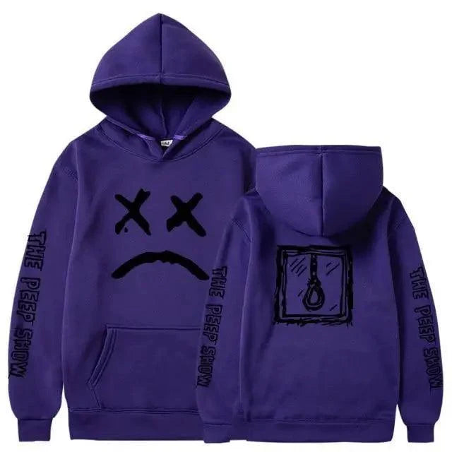 New Happy Cool Smiling Face Print Winter Fashion Couple Pullover Streetwear Sweatshirts Cute Aesthetic Print Classic Hoodies For Men Women Unisex Durable Comfortable Hoodies