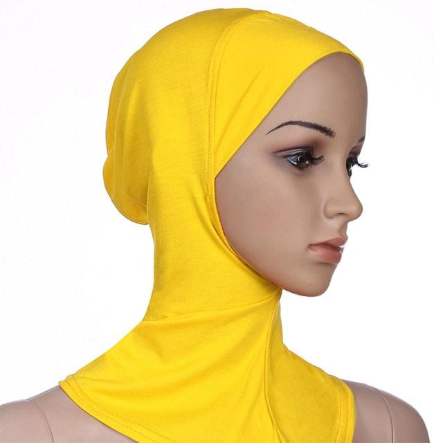 New Luxury Fashion Winter Soft Colorful Inner Hijab Cap Muslim Turban Hijab Caps Muslim Under Scarf  Women Lightweight Hijab Bonnet Muslim Women Elegant Scarf Turbans Head For Women Women's Hijabs Hijab Caps Hat For Women