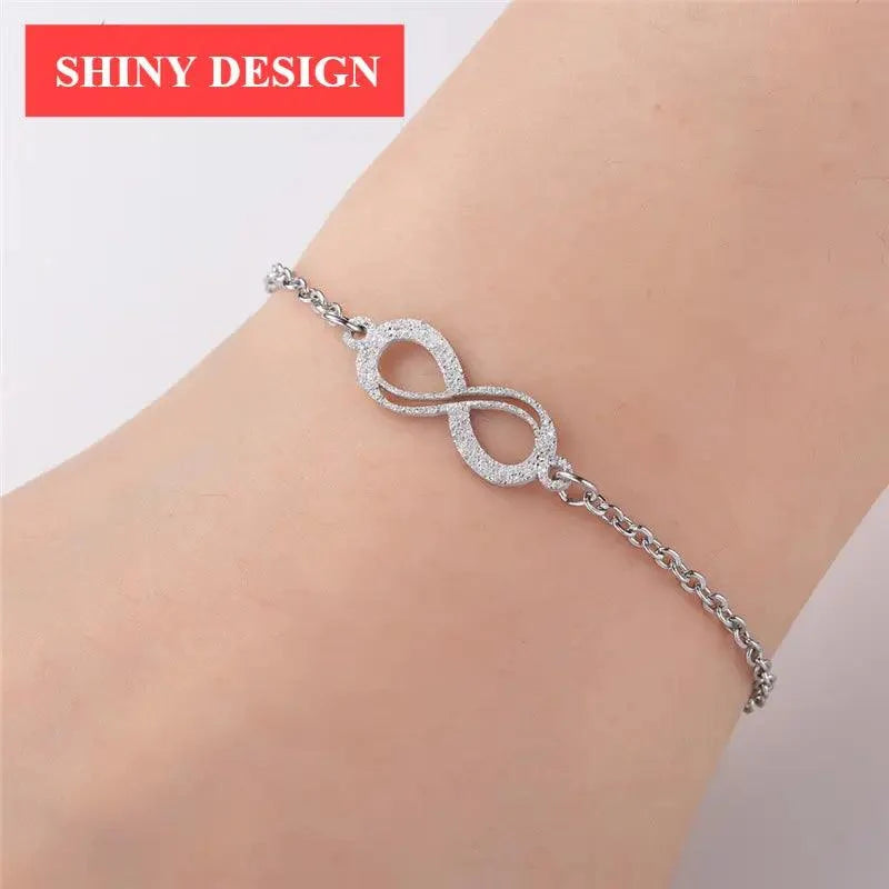 New Modern Elegant Stainless Steel Luxury Bracelet For Women Lovely Animal Butterfly Elephant Strand Bracelets Bangles Jewelry Accessories