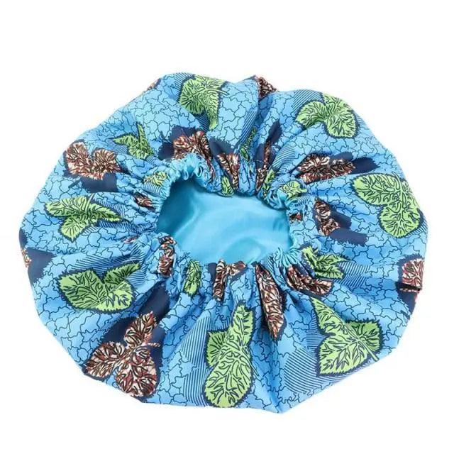 New Stunning Extra Large Satin Lined Bonnet Women Big Size Beauty Print Satin Silk Bonnet Sleep Night Cap Head Cover Bonnet Hat
