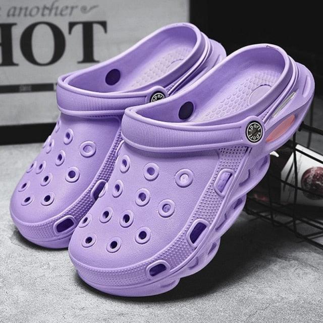 Outdoor Sandals Soft Sole Beach Shoes Mens And Womens The Same Style Suitable For Summer Platform Slippers Men Sports Sandals Men Outdoor Indoor Slippers Lightweight Sandals