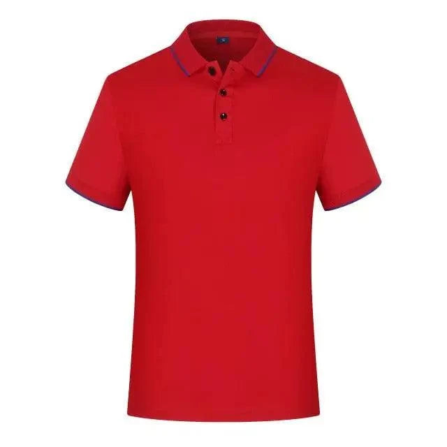 New Summer High-End Modern Custom Breathable Polo Shirt For Men And Women Cool Printing Casual Business Style Top Simple Solid Color Unique Polo Shirts for Men Women Unisex Summer Polo Shirts