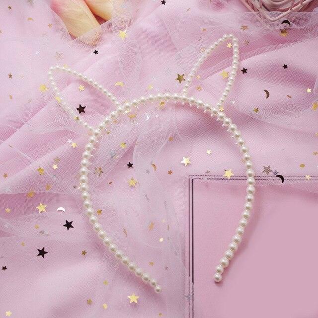 New Women Elegant Full Pearls Simple Hairbands Sweet Headband Hair Hoops Holder Ornament Head Band Lady Fashion Hair Accessories