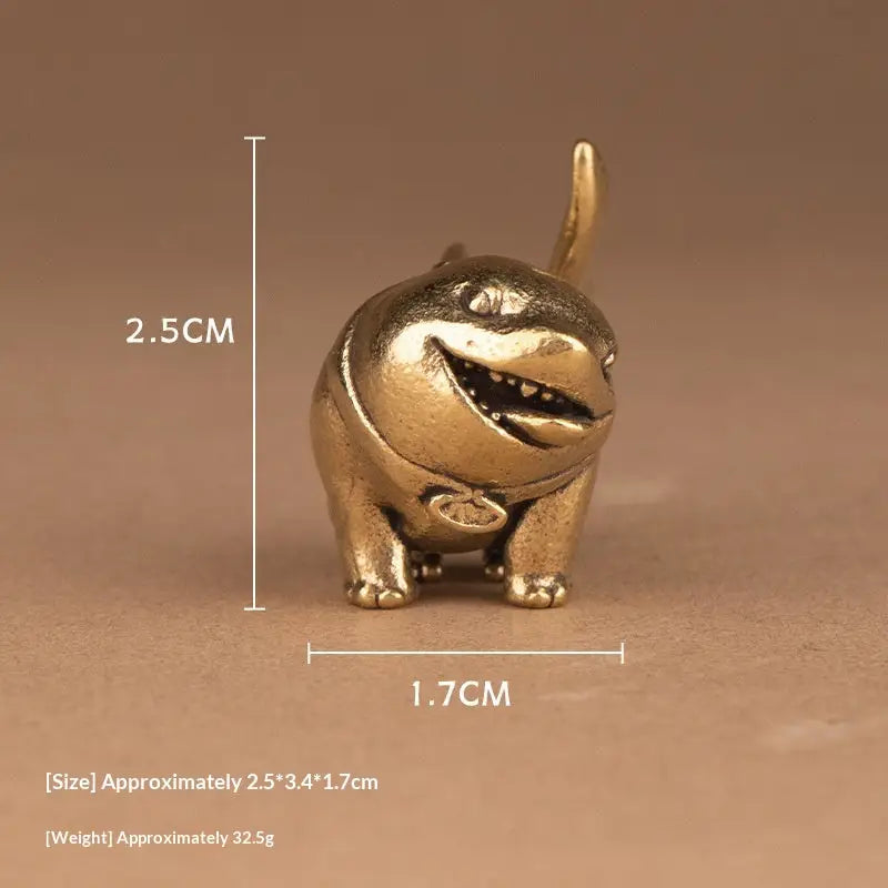 Office And Home Decor Creative Craftsmanship Vintage Solid Brass Desktop Ornament