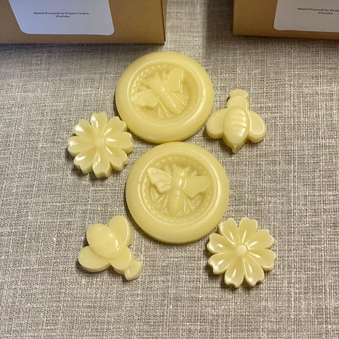 Beeswax Melts Set of 6 — Hand-Poured, Eco-Friendly Natural Aroma