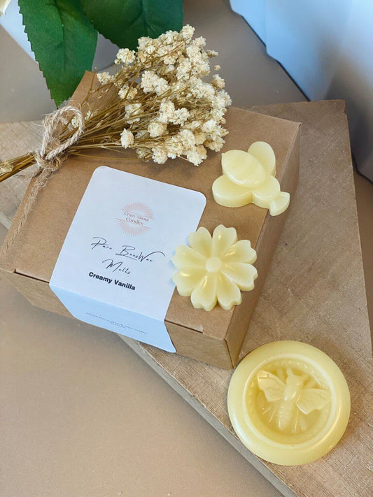 Beeswax Melts Set of 6 — Hand-Poured, Eco-Friendly Natural Aroma