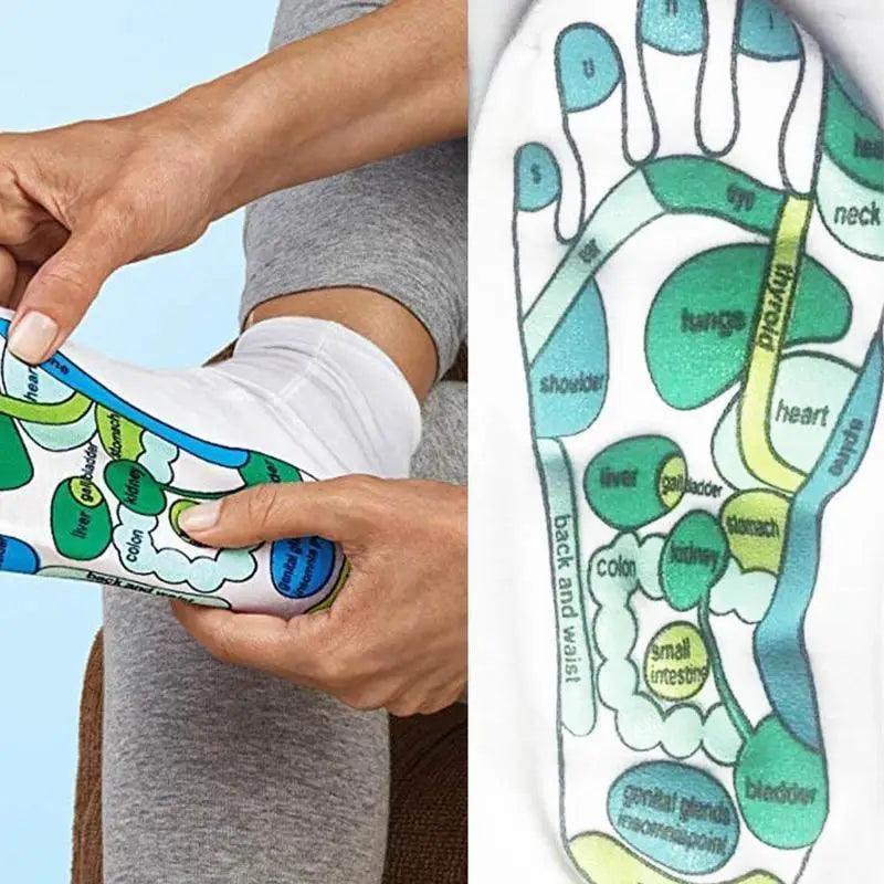 Physiotherapy Massage Points Stress Relieve Socks High Quality Durable Helpful Reflex Zones Anti Stress Sock