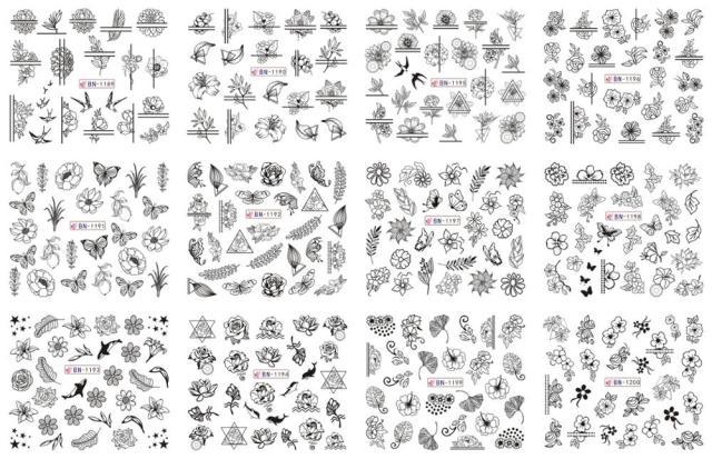 Pop Art Nail Stickers Sexy Girl Designs Comics Water Transfer Decals Manicure Lips Nail Art Decorations Slider Nail Art Stickers Decals Nail Art Supplies Valentines Day 3D Self-Adhesive Nail Decorations Accessories Women Girls Manicure Decorations