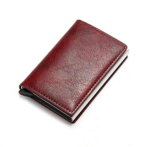 Pop Up Mini Wallet Metal Business Wallet For Man And Women Smart Slim Wallet Holder Excellent Gift For Businessman