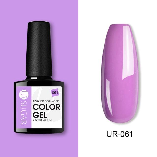 Popular 2022 Modern New Elegant Silver Purple Nail Gel Polish 7.5ml UV Manicuring Elegant Glossy Colororful Stylish Nail Design For Women
