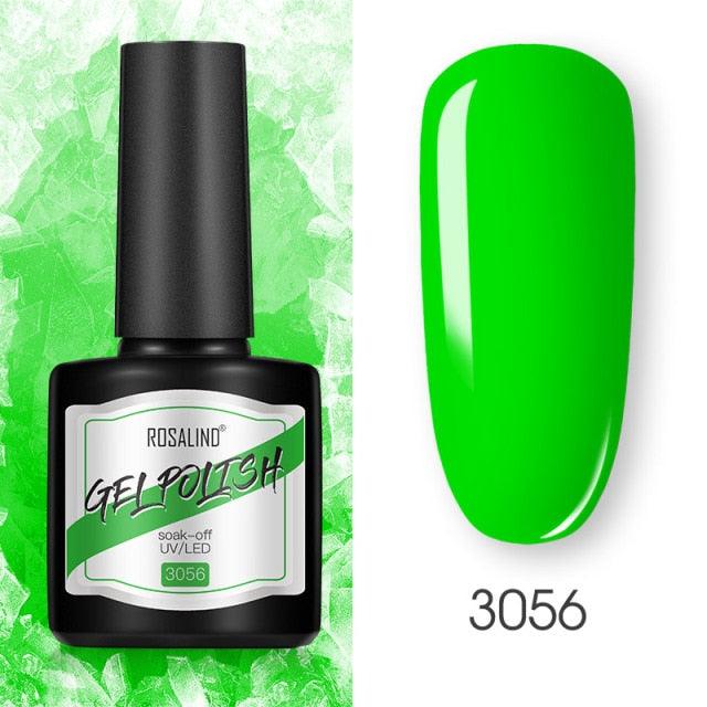 Modern Womens Glossy Colorful 8ml Nail Gel Polish Permanent UV LED  High Quality Crystal Effect Design