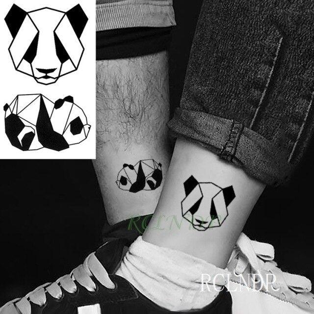 Waterproof Animal Temporary Tattoo Sticker Wolf Modern Tatoo Foot Neck Luxury Tattoos For Men Women