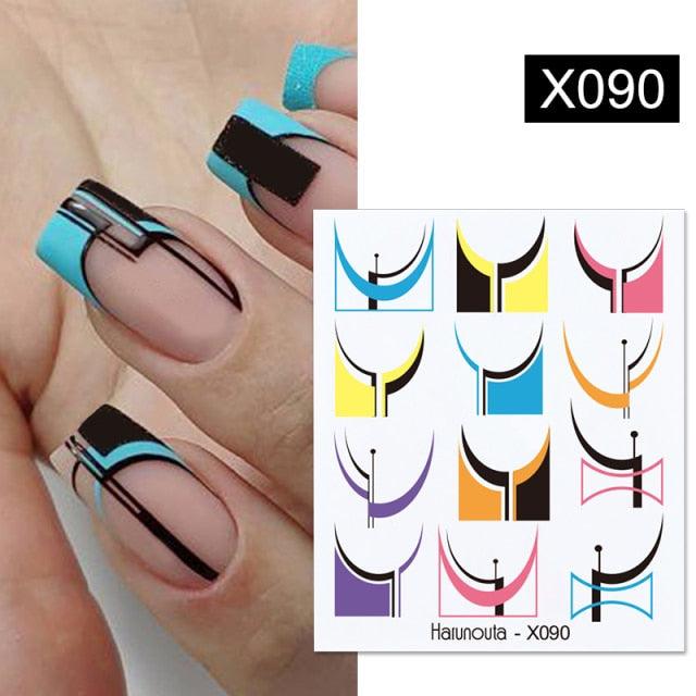 Spring Simple Green Theme Water Decal Sticker Flower Leaf Tree Summer Slider For Manicuring Nail Art Watermarks Art Decoration Manicure Tools Nail Watermark Decals iridescent Decoration Nail Self-Adhesive Decals Nail Stickers Water Transfer Fresh Nail