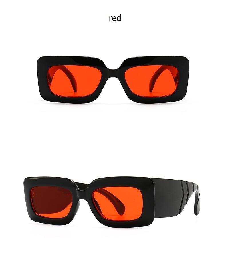Oversized Square Sunglasses Classic Square Sunglasses For Men & Women Sun Glasses In Snake Pattern For Traveling Shades Female