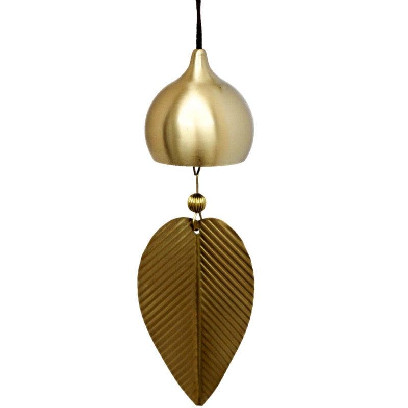 Pure Copper Wind Chimes Ornaments Exquisite Hanging Harmony Bells Garden Rustic Relaxing Tranquil Wind Chimes Japanese Home Balcony Bedroom Wind Chimes Car Pendant Birthday Gift Supplies