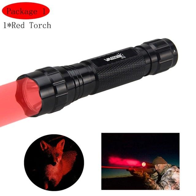 Rechargeable USB Charger High Lumen LED  Light Tactical Flashlight With Rail Mount Led Light White Tactical  Flashlight Pressure Switch For Long Distance Night Hunting