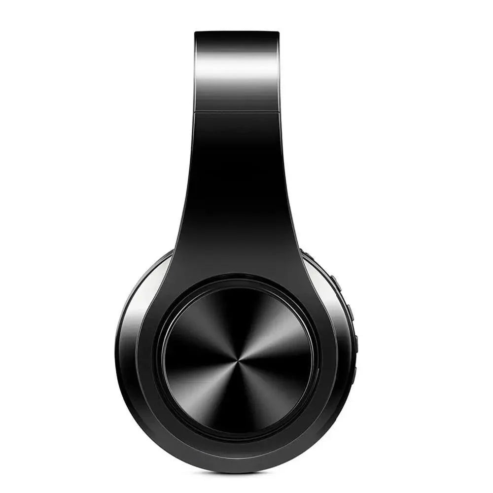 Retro Stereo Earphones Bluetooth Headphone Music Headset FM And Support SD Card With Mic And Volume Control, Wireless And Wired Headset